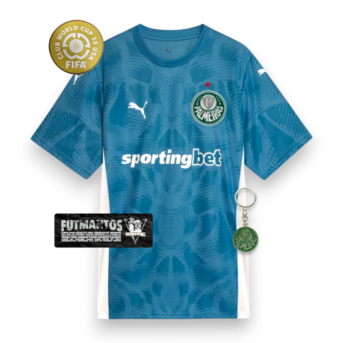 Camisa Palmeiras Goleira Vermelho 25/26 - Super Mundial