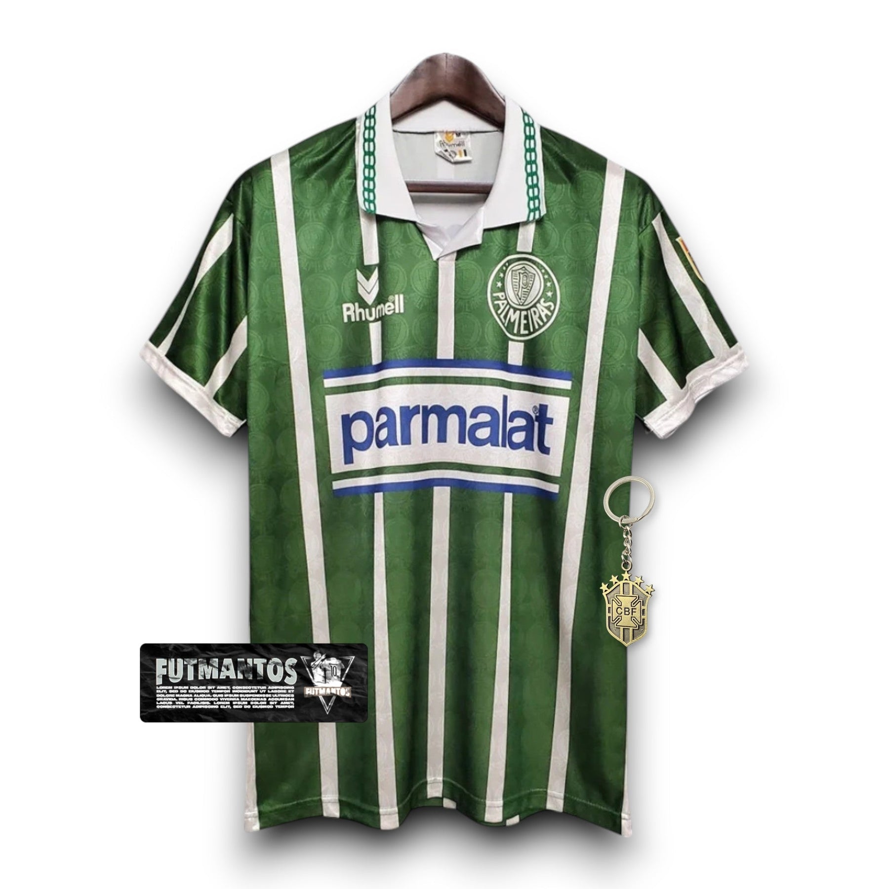 Camisa Palmeiras Retrô 93/94 - Verde e Branca